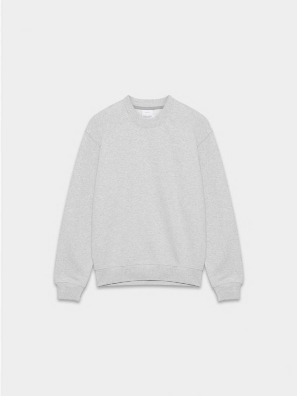 Aritzia Sweatfleece Cozy Fleece Perfect Crew Sweatshirt - Heather Chrome, Size M